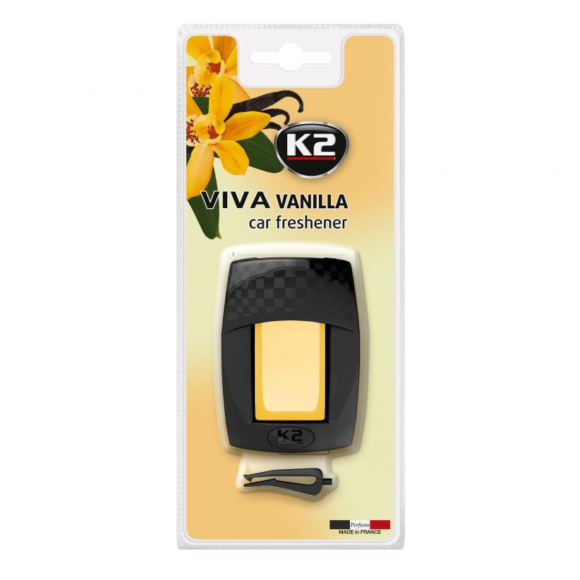 Ароматизатор на дефлектор K2 VIVA, 4 мл, ваниль - фото