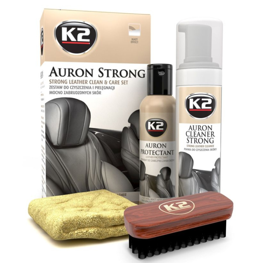 Набор для чистки и ухода за сильно загрязненной кожей K2 AURON STRONG - фото2