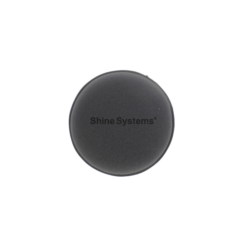 Аппликатор черный поролоновый круглый Wax Pad / Shine Systems - фото3