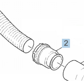 Резьбовое кольцо для пылесоса NT, DN 35 (Karcher)