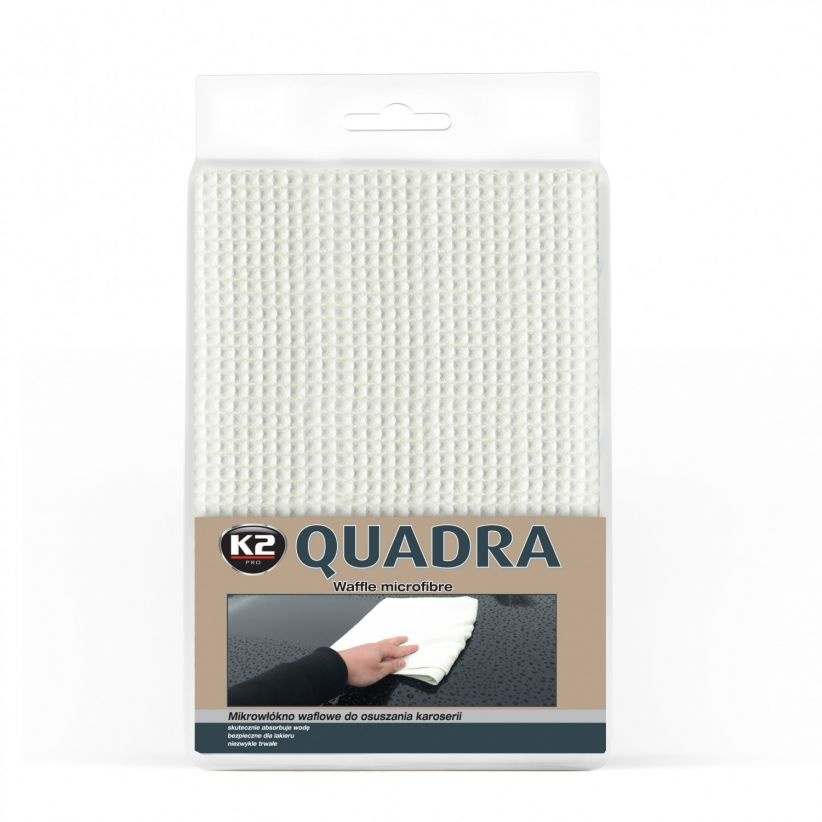 Вафельная салфетка из микрофибры QUADRA K2 PRO, 60х90 см - фото