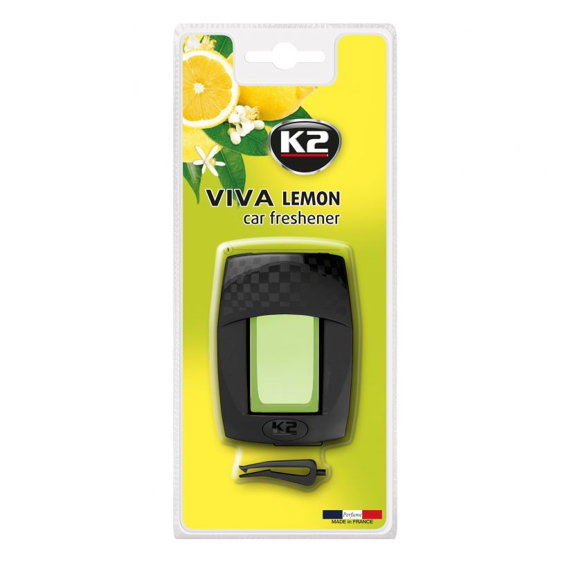Ароматизатор на дефлектор K2 VIVA, 4 мл, лимон - фото