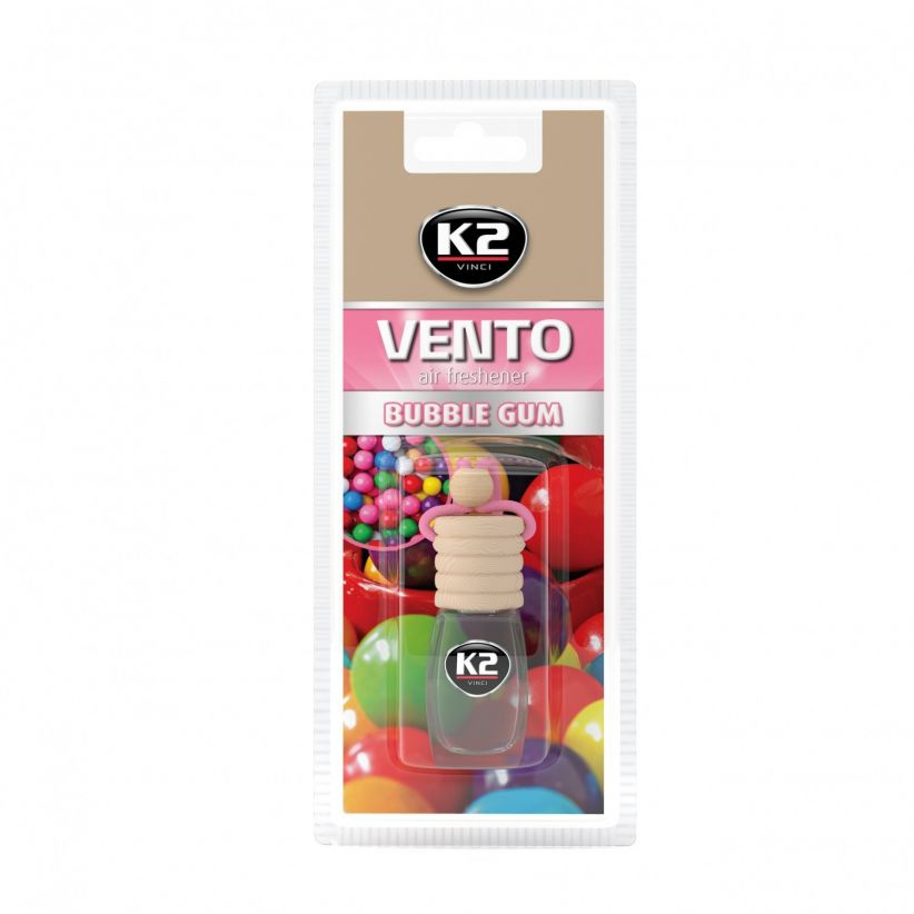 Ароматизатор K2 VENTO флакон с деревянной крышкой, 8 мл, buble gum - фото
