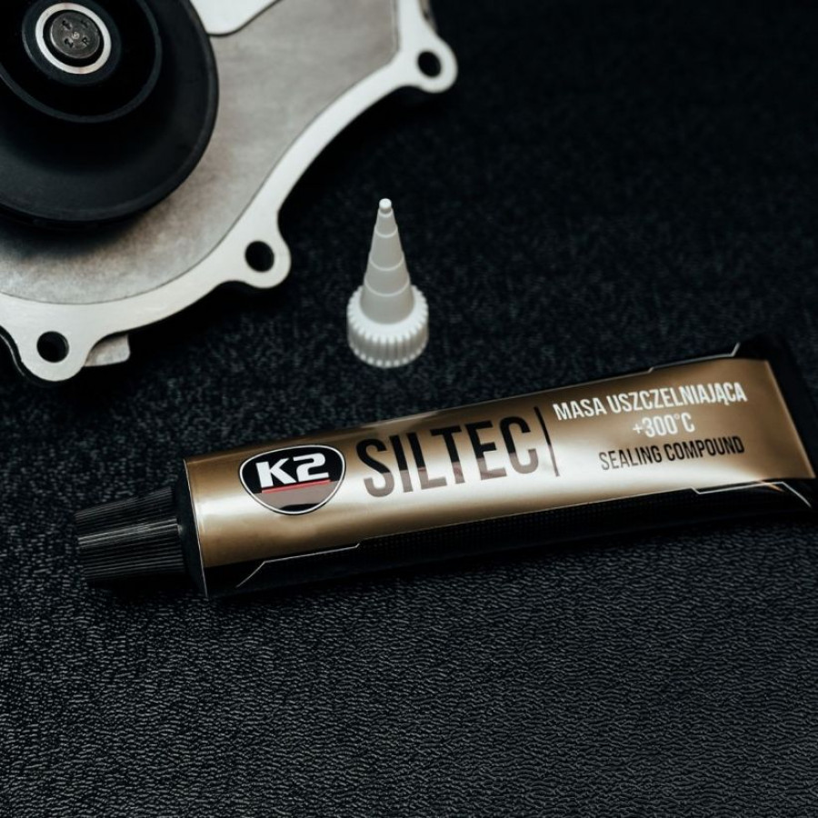 Нейтральный высокотемпературный герметик прокладка K2 SILTEC, 90 гр - фото6