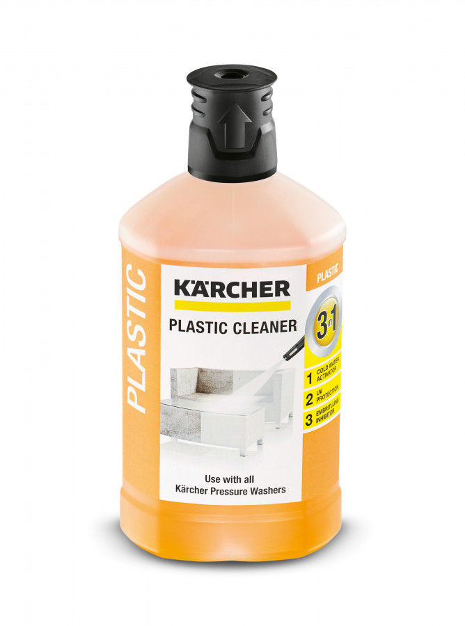 Средство для чистки пластика 3 в 1, 1 л (Karcher) - фото