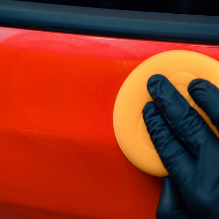 Полироль цветная с воском для автомобиля K2 COLOR MAX, 250 мл, красный - фото5