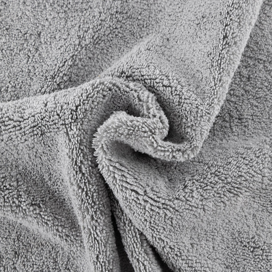 Универсальная микрофибра без оверлока Edgeless Towel Gray 40х40 см / Shine Systems - фото4