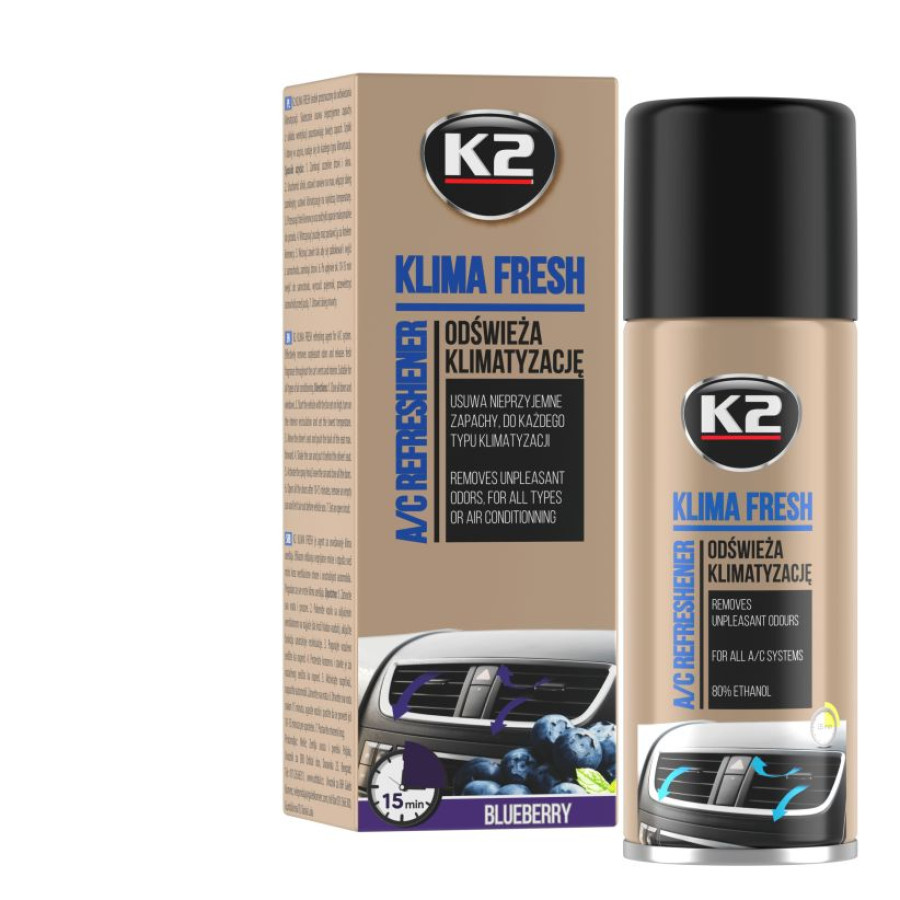 Очиститель кондиционеров KLIMA Fresh K2, черника, 150 мл
