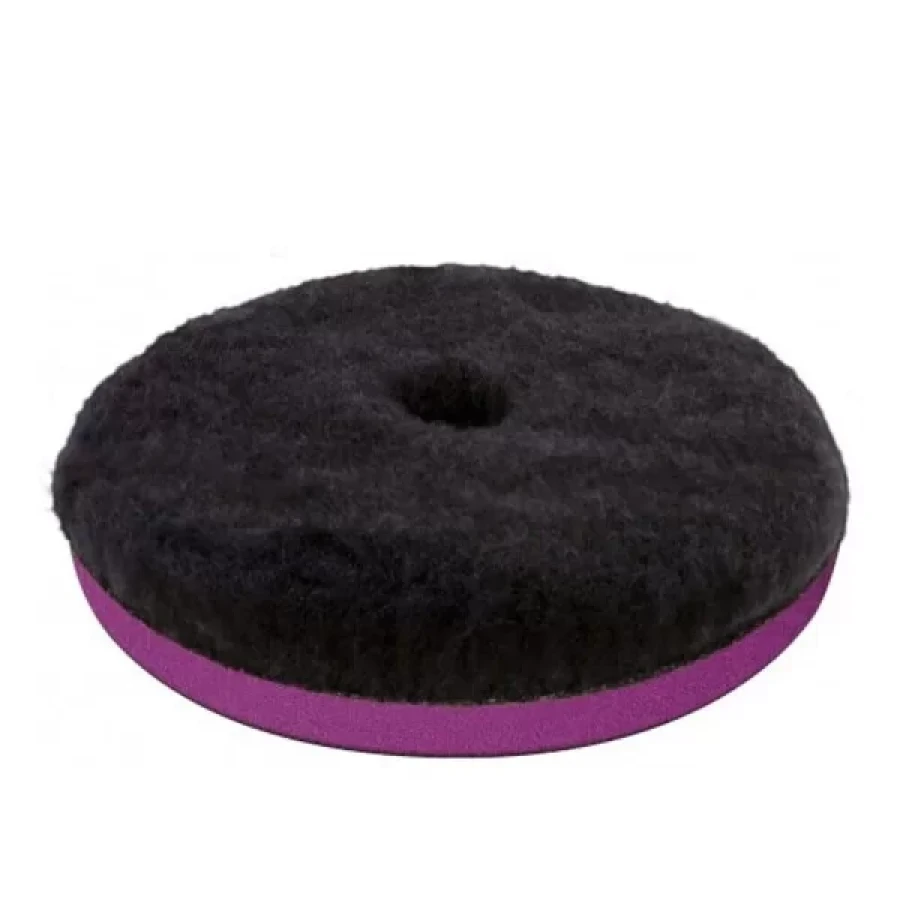 Меховой круг Zvizzer Doodle WoolPad 155/25/155 мм, черный - фото2