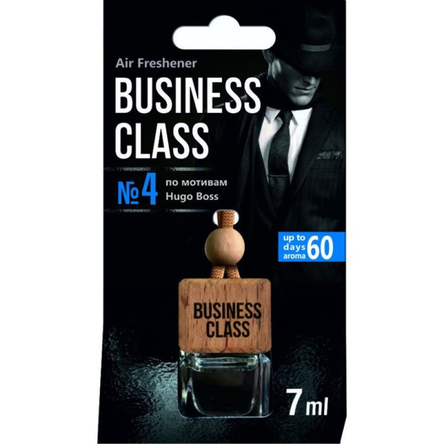Ароматизатор Freshco of Business Class №4, по мотивам Hugo Boss, подвесной флакон 7 мл - фото