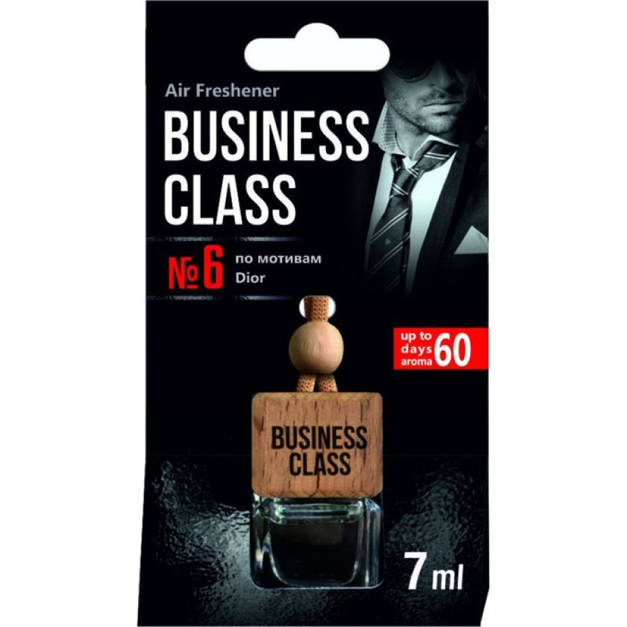 Ароматизатор Freshco of Business Class №6, по мотивам Dior, подвесной флакон 7 мл - фото