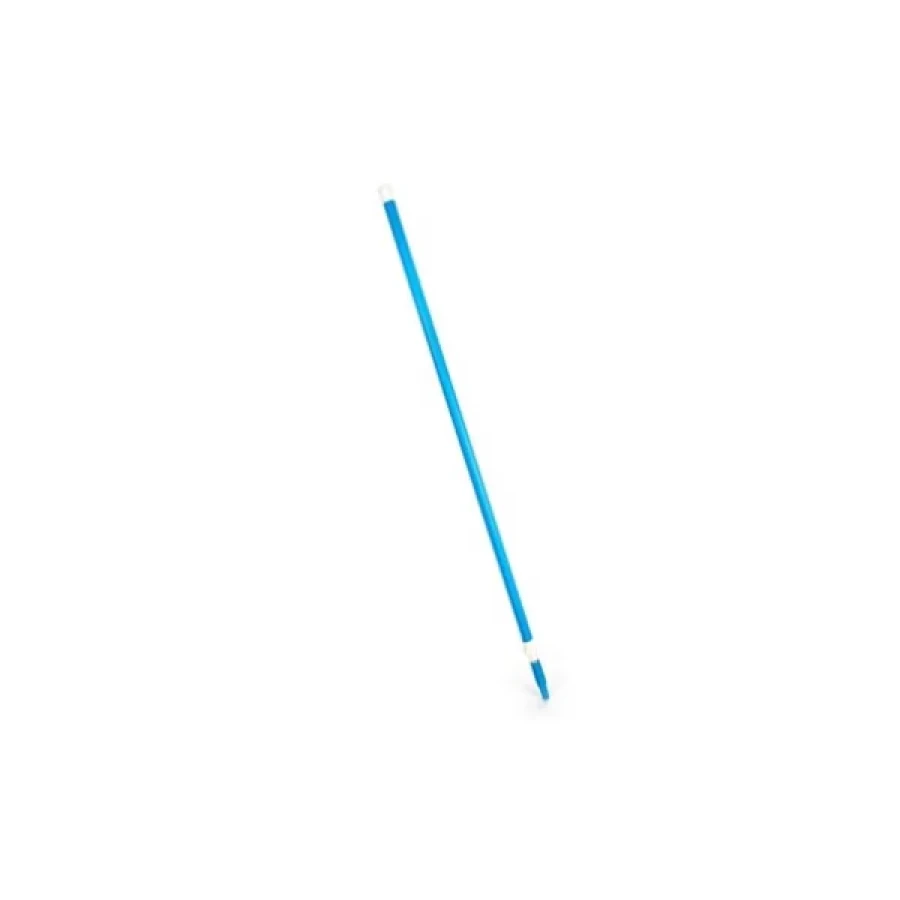 Алюминиевая телескопическая ручка Vikan, 1575 - 2780 мм, Ø32 мм, голубая - фото