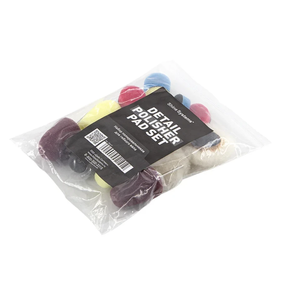 Набор мини-падов для гибкого вала Detail Polisher Pad Set / Shine Systems - фото2