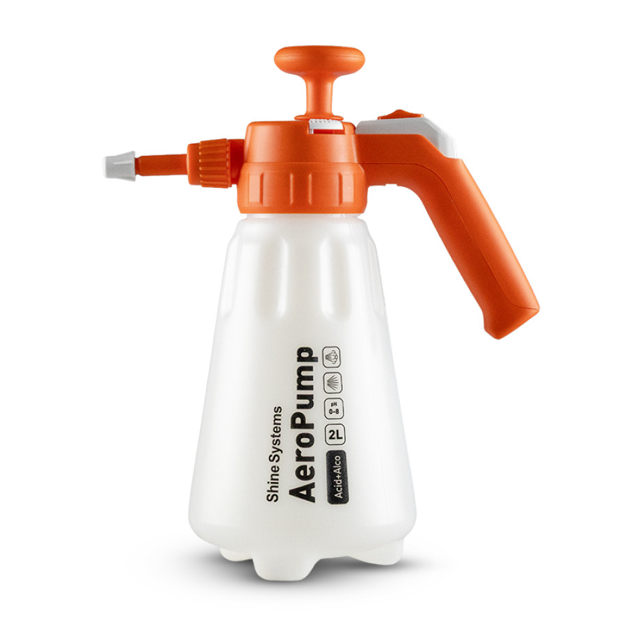 Пенно-эмульсионный распылитель для кислот и спиртов AeroPump Acid+Alco, 2 л / Shine Systems - фото
