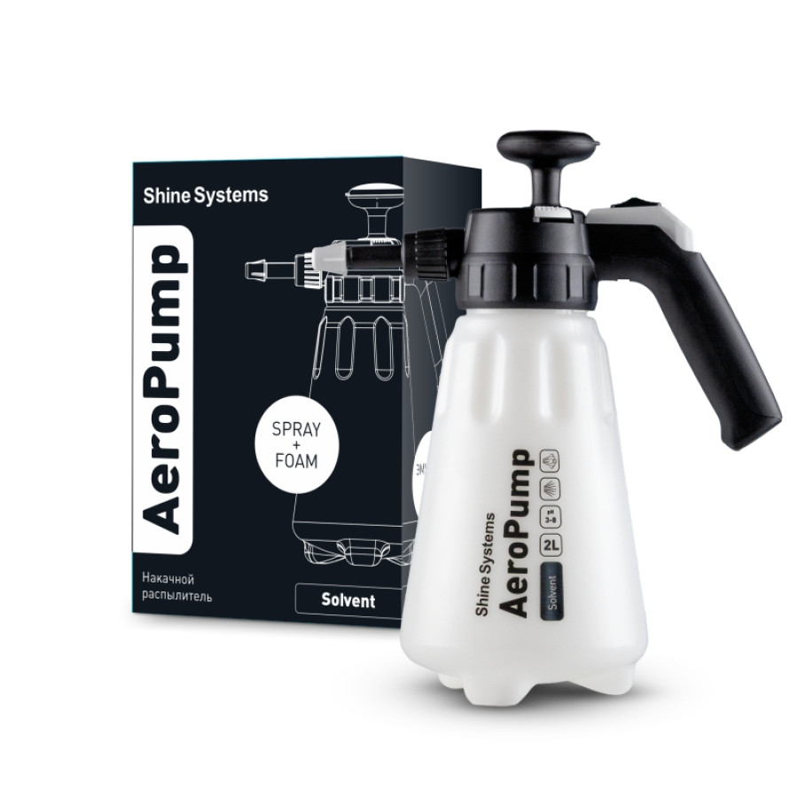 Пенно-эмульсионный распылитель растворителей AeroPump Solvent, 2 л / Shine Systems - фото2
