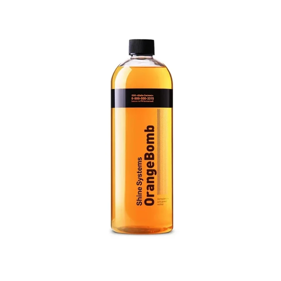 Автошампунь OrangeBomb Shampoo для ручной мойки / Shine Systems - фото