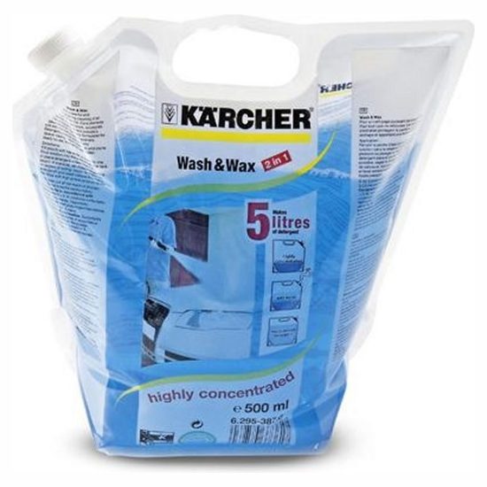 Автомобильный шампунь с воском - Wash & Wax, 500 мл (Karcher) - фото2
