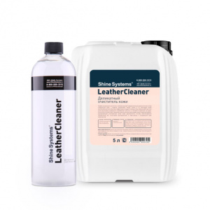 Деликатный очиститель кожи LeatherCleaner / Shine Systems - фото