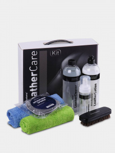Набор для кожи и кожаных изделий LeatherCare Kit / Shine Systemss - фото