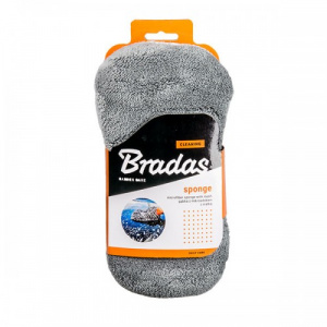 Губка для мытья и уборки автомобиля из микрофибры Bradas - фото