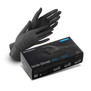 Универсальные нитриловые перчатки L, 100 шт. / Shine Systems - фото