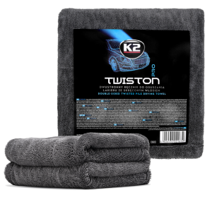 Двустороннее полотенце для сушки с крученым ворсом K2 TWISTON PRO, 60x90 см - фото