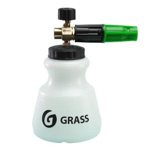 Пенокомплект (пеноинжектор) латуневый с бутылкой 1 л - фото