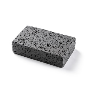 Губка крупноячеистая для мойки кузова Black Sponge / Shine Systems - фото