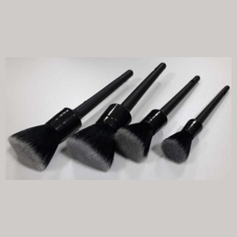 Кисть из пластика, искусственный ворс ультрамягкий, 38 мм - фото3