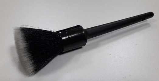 Кисть из пластика, искусственный ворс ультрамягкий, 27,5 мм - фото